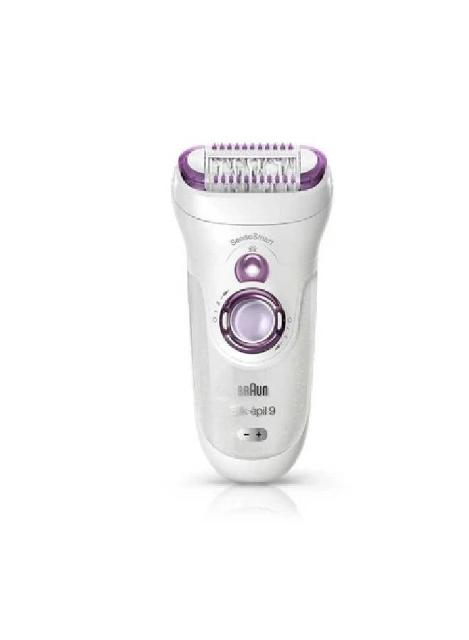 Braun 9-700 9 Sensosmart Silk-épil electric epilator - White / purple - Image 2