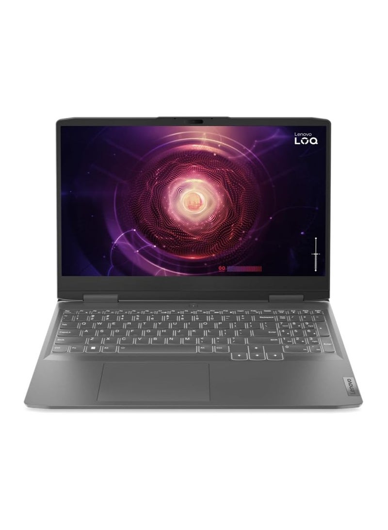 Lenovo LENOVO LOQ 15 15IRX9 83DV008QED Intel i7-13650HX 14-Cores, RTX 3050 6GB, 16GB 4800MHz DDR5, 512GB M.2 SSD, 15.6″ FHD IPS 144Hz 100% sRGB, FreeDos, 2 Years Local Warranty English/Arabic luna grey  - Image 3