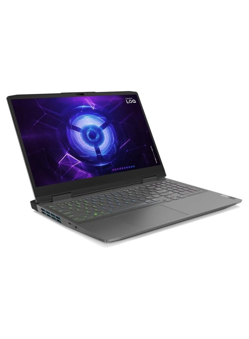 Lenovo LENOVO LOQ 15 15IRX9 83DV008QED Intel i7-13650HX 14-Cores, RTX 3050 6GB, 16GB 4800MHz DDR5, 512GB M.2 SSD, 15.6″ FHD IPS 144Hz 100% sRGB, FreeDos, 2 Years Local Warranty English/Arabic luna grey  - Image 1