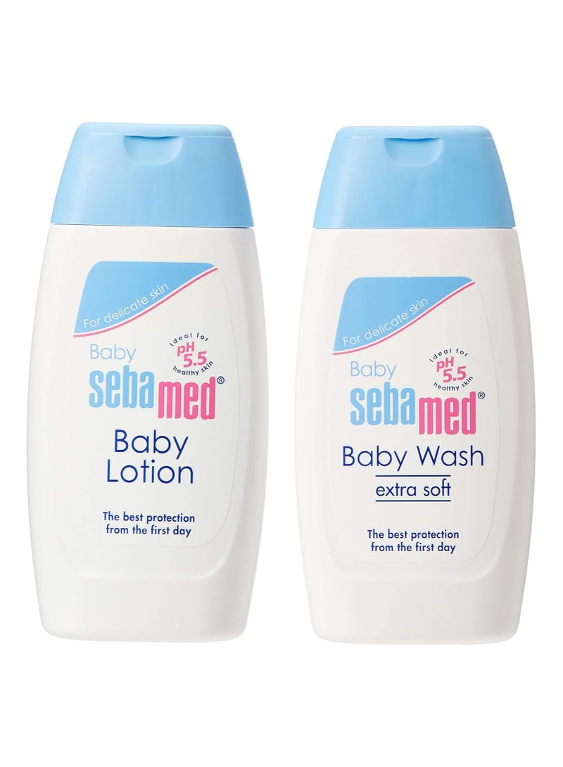 Sebamed Body Lotion And Gentle Wash Pack Of 2 - Image 1