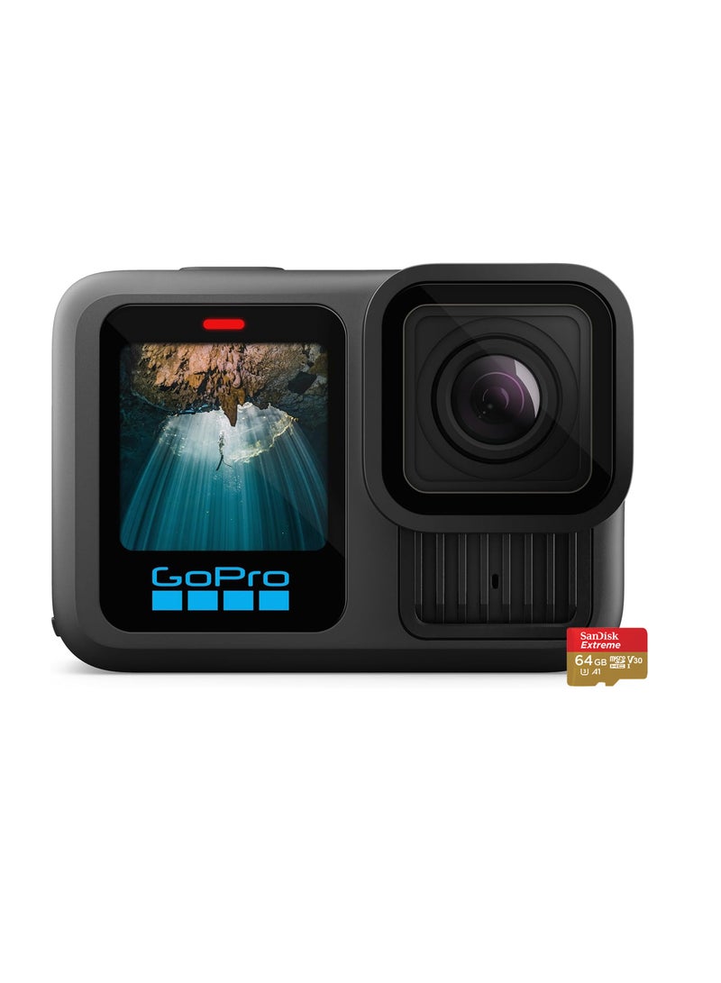 GoPro - GoPro Hero13 Black Specialty Bundle with 64GB mircoSD Card - Image 1