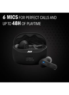 JBL Tune Beam 2 True Wireless Noise Cancelling Earbuds, JBLTBEAM2BLK Black  - Image 4