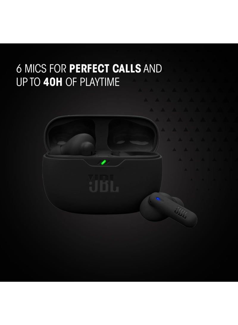 JBL Wave Beam 2 True Wireless Noise Cancelling Earbuds, JBLWBEAM2BLK Black  - Image 4