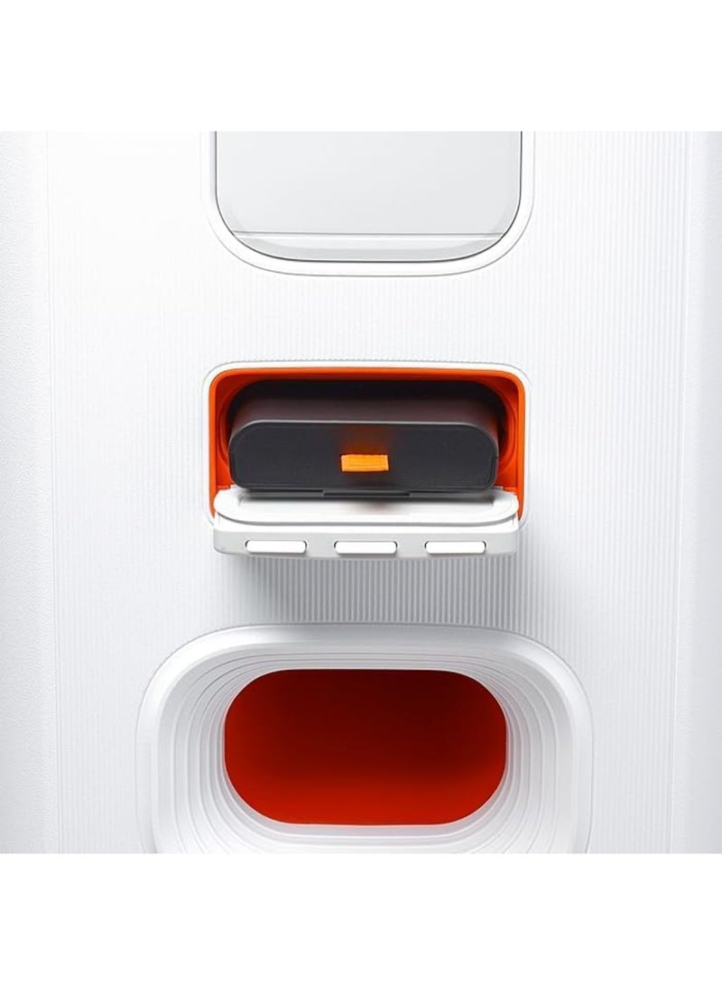 JBL - Partybox 320, Portable Bluetooth 240W Party Speaker, AI Sound Boost, Futuristic Light Show, Multispeaker Connection by Auracast, Telescopic Handle & Wheels, Dual Guitar & Mic Inputs White - Image 1