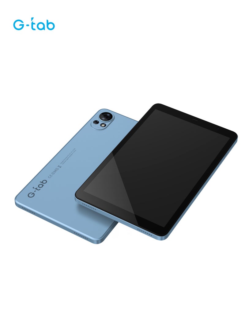 G-Tab - T8S WiFi tablet/8.0 inches IPS/Android 14/2.0 GHz Quad Core Processor/5000 mAh/4GB Inbuilt RAM/Extendable RAM +4GB/ROM 64 GB/2 MP front + 5 MP Rear Camera - Image 1