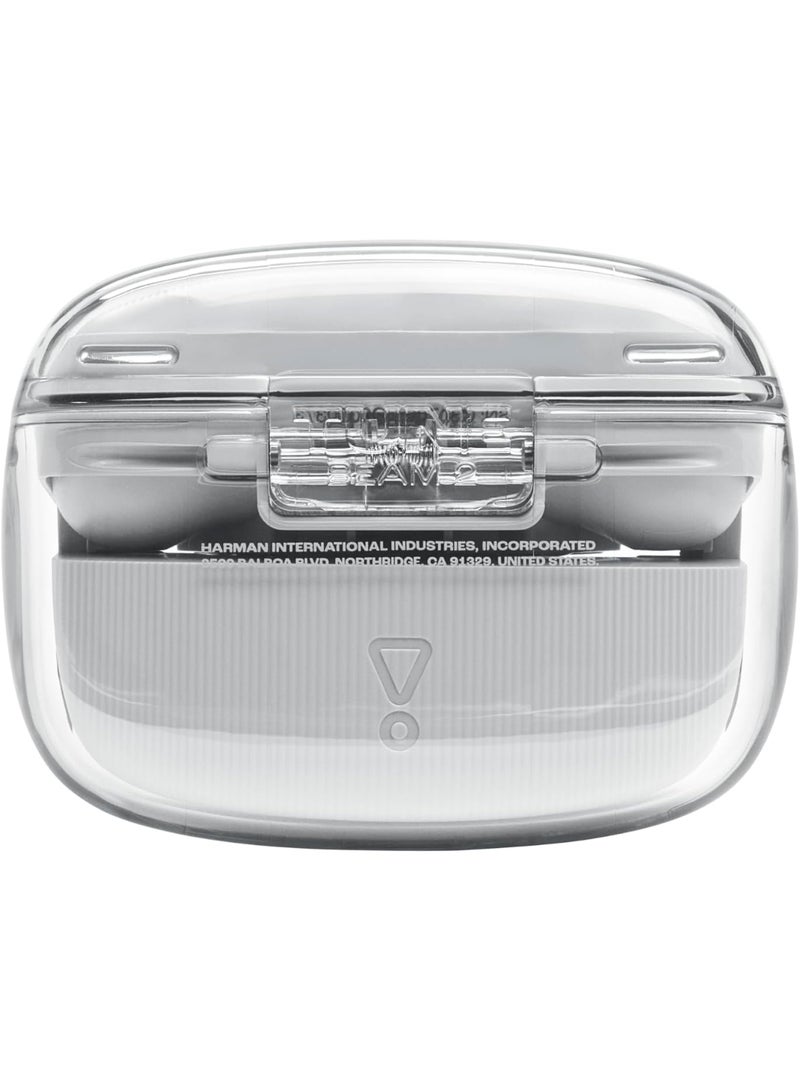 جي بي إل - Tune Beam 2 True Wireless Noise Cancelling Earbuds, JBLTBEAM2GWHT White - Image 1