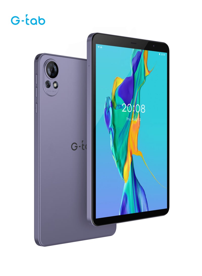 جي تاب تابلت T8S واي فاي / 8.0 بوصة IPS / أندرويد 14 / معالج رباعي النواة بسرعة 2.0 جيجاهرتز / بطارية 5000 مللي أمبير / 4 جيجابايت ذاكرة عشوائية مدمجة / ذاكرة عشوائية قابلة للتوسيع + 4 جيجابايت / ذاكرة داخلية 64 جيجابايت / كاميرا أمامية 2 ميجابكسل + كاميرا خلفية 5 ميجابكسل - Image 3
