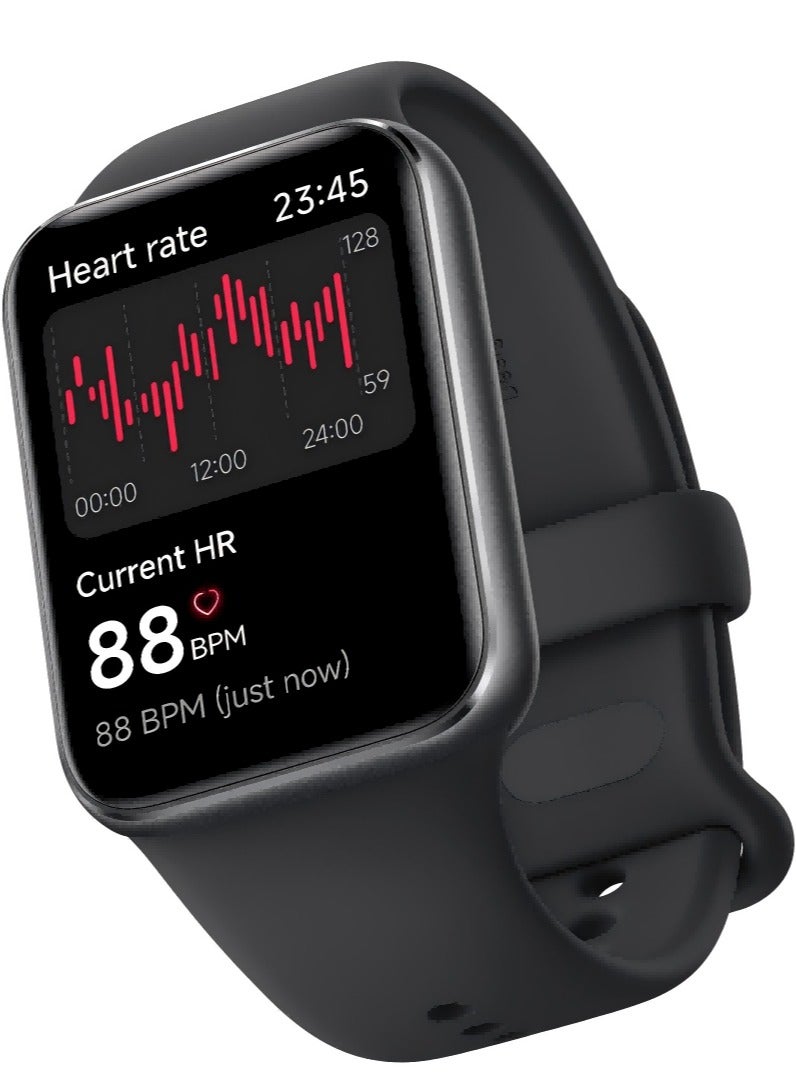شاومي - 350 mAh Mi Band 9 Pro 1.74 Inch Bluetooth Sports Bracelet Heart Rate Monitor GPS NFC Global version Obsidian Black - Image 1