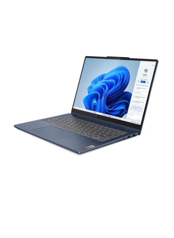 Ideapad 5 2-In-1 Laptop With 14-Inch Touchscreen Display, AMD Ryzen 7 8845HS Processor/16GB RAM/1TB SSD/Integrated AMD Radeon 780M Graphics/Windows 11 Home Cosmic Blue - pnsku/N70129575V/45/_/1731674784/110b142a-a21a-4ad0-bfbd-a021d1dda30d