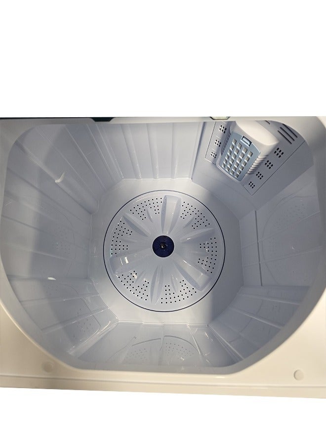 SREEN - Top Loading Twin Tub Washing Machine - 8 KG - White - SRWM-8K-TTW 600 W SRWM-8K-TTW White - Image 1