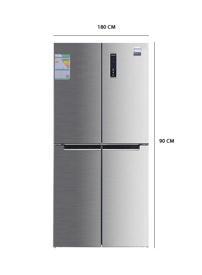 SREEN Refrigerator - 4 Doors - Inverter - Stainless Steel - 14.3 CFT - 405 Liters - Silver - SRCD560NF ... 305 kW SRCD560NF Silver - Image 2
