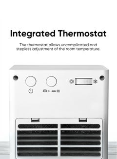 Stadler Form Swiss Design Portable Premium Fan Heater for Home & Office Anna 2000W Thermostat Auto Shut Down Quiet Operation GCC Compliant 3 Pin Plug Overheat and Tilt Protection 2 Years Warranty and Local Support 2000 W Anna White  - Image 4