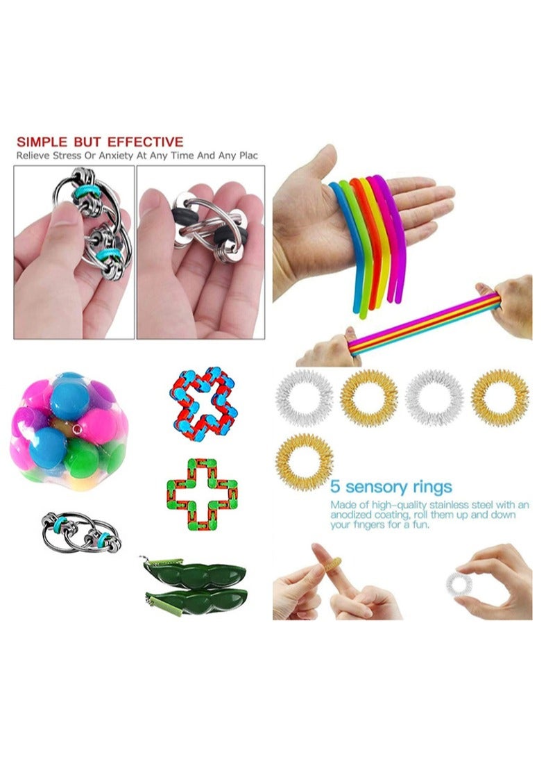 Kidle 21 Pcs Bubble Music Keychain Decompression Toy Set - Image 2