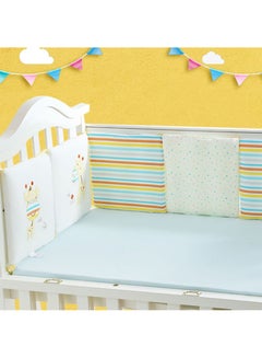 كيدل 6 Piece Safe And Washable Baby Bedding Crib Bumpers, 30 X 30 CM  - Image 3
