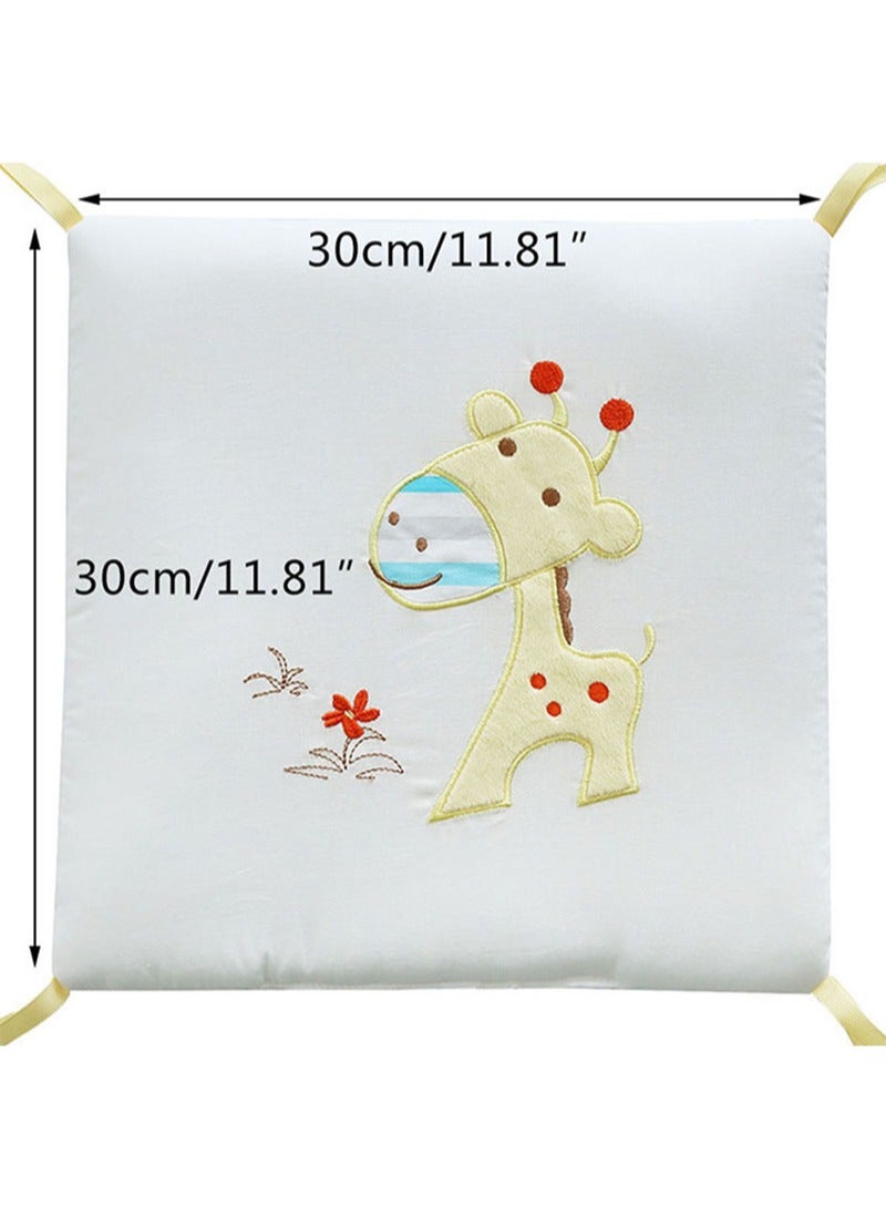 Kidle 6 Piece Safe And Washable Baby Bedding Crib Bumpers, 30 X 30 CM  - Image 2