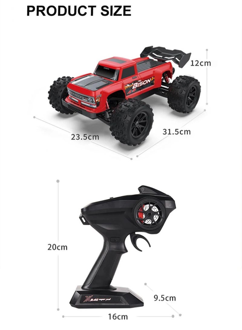 مايتويز High Speed 50km/h 1/16 Full Proportional Remote Control Off-Road Car 4 Wheel Drive RC Truck RTR  - Image 5