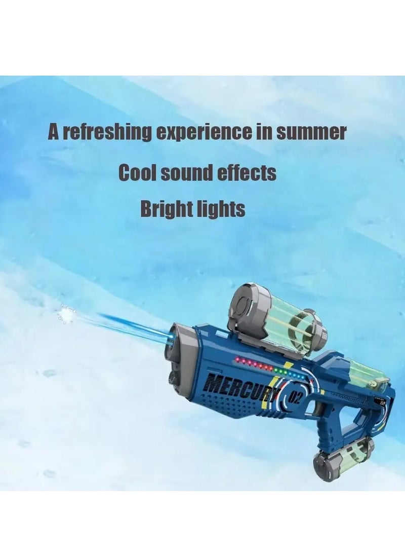 مايتويز Mercury 02 Water Gun Lightning Strike Electric Water Gun High-Speed Action 32ft Water Throw With Dazzling Lights  - Image 4