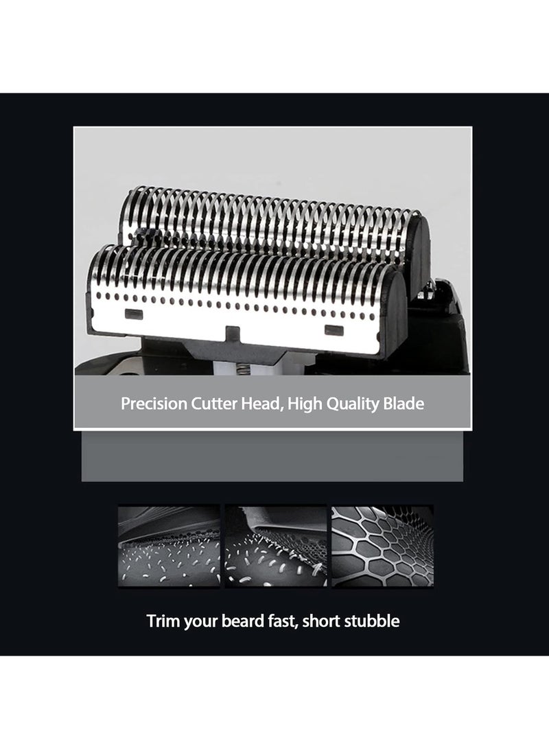 كيمي KM2027 Rechargeable Electric Hair Clipper with Titanium Foil Blades Lithium Battery Hair Trimmer with Beard Trimmer and Travel Bag for Men - Image 2