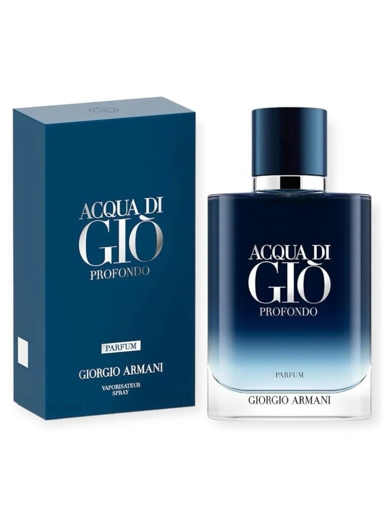 GIORGIO ARMANI Acqua Di Gio Profondo for Men - Parfum 100ml  - Image 1