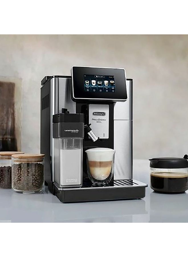De'Longhi 1450W PrimadDonna Soul Coffee Maker Black and Silver 2.2 L ECAM610.75MB 2.2 L 1450 W ECAM610.75MB Black/Silver  - Image 5