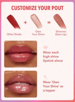 SHEGLAM Mirror Kiss High-Shine Lipstick - High Key  - Image 5