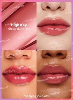 SHEGLAM Mirror Kiss High-Shine Lipstick - High Key  - Image 2
