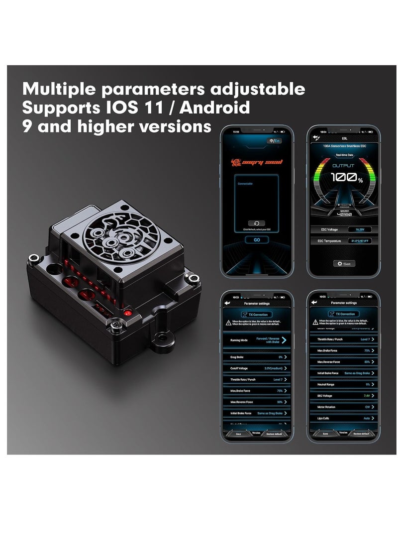 مايتويز MJX 10208 V2 1/10 شاحنات RC 4X4، سيارات RC بدون فرش للبالغين بسرعة 80 كم/س، سيارة RC كهربائية عالية السرعة تعمل ببطارية 3S، حوامل جسم بدون مشابك من PC، شاحنة RC متوافقة مع 4S ليثيوم بوليمر - Image 2