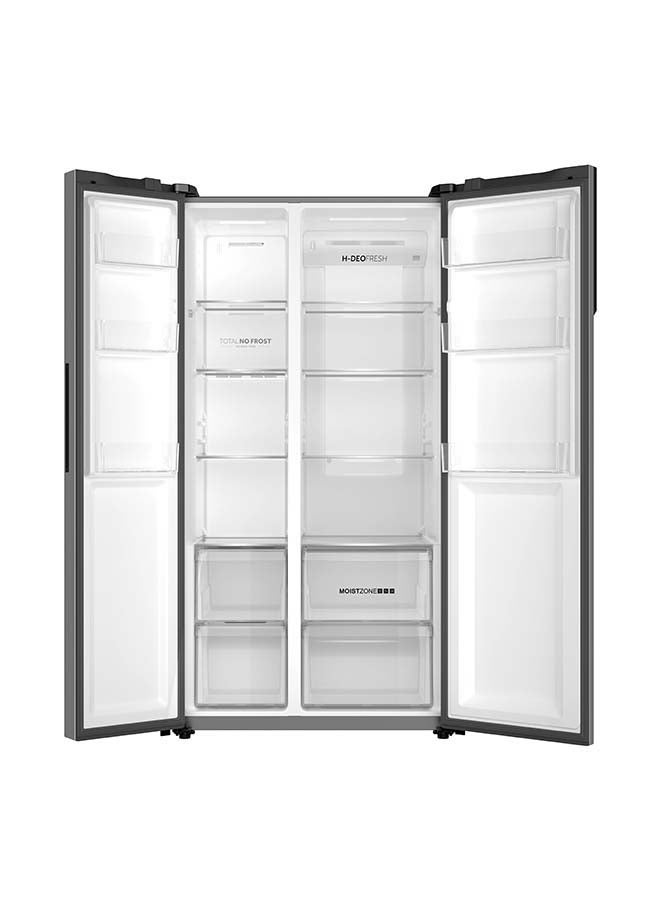 هاير Side by Side Refrigerator 11.9 Cuft Freezer 59Cuft Twin Inverter Silver 325 kW HRF-668DP Silver  - Image 5