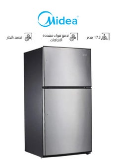 مديا Refrigerator 17.3 CFT - 5.7 CFT - Steel - HD-848FS1 HD-848FS1 Steel 