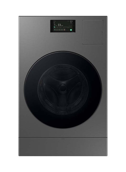 Bespoke Front Load TCombo Smart Washer 25kg Dryer 15kg Dark Steel Color 416 kW WD25DB8995BZ Dark Steel