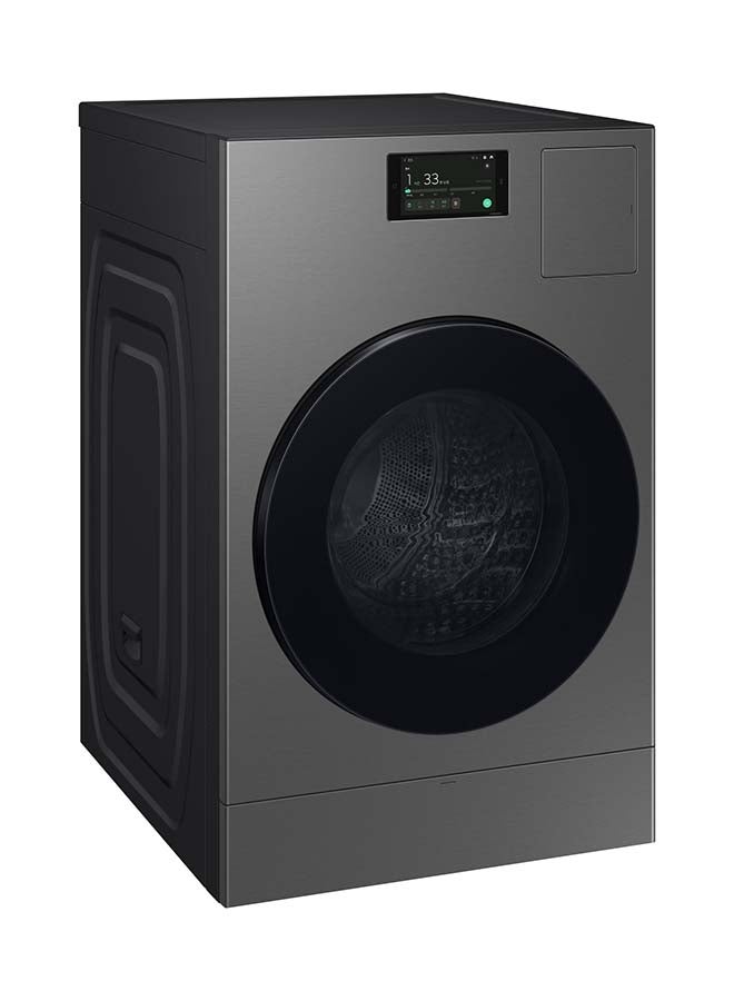 Samsung - Bespoke Front Load TCombo Smart Washer 25kg Dryer 15kg Dark Steel Color 416 kW WD25DB8995BZ Dark Steel - Image 1