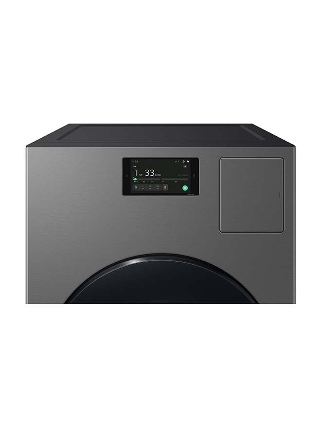 Samsung - Bespoke Front Load TCombo Smart Washer 25kg Dryer 15kg Dark Steel Color 416 kW WD25DB8995BZ Dark Steel - Image 1