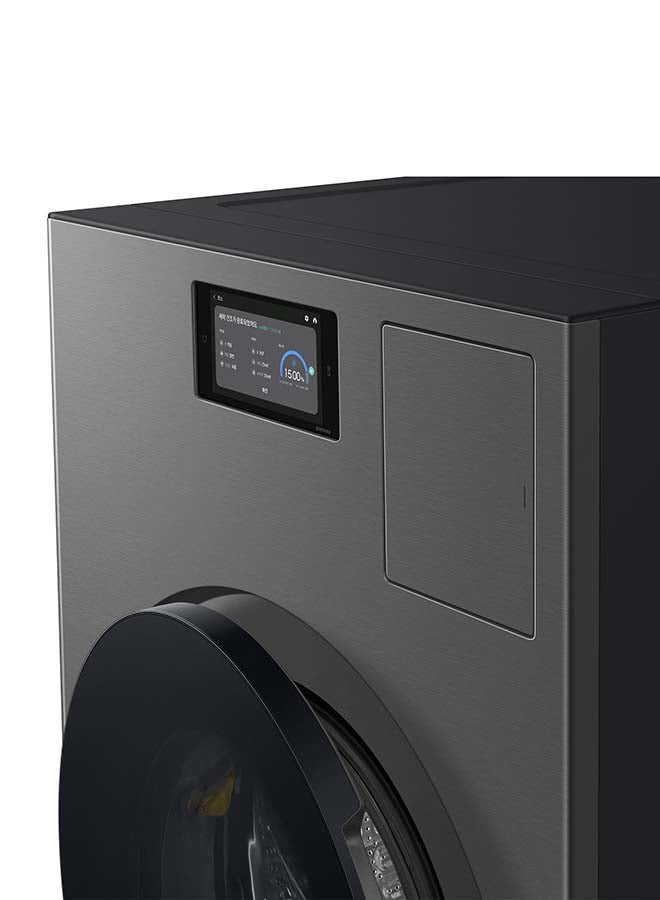 Samsung - Bespoke Front Load TCombo Smart Washer 25kg Dryer 15kg Dark Steel Color 416 kW WD25DB8995BZ Dark Steel - Image 1