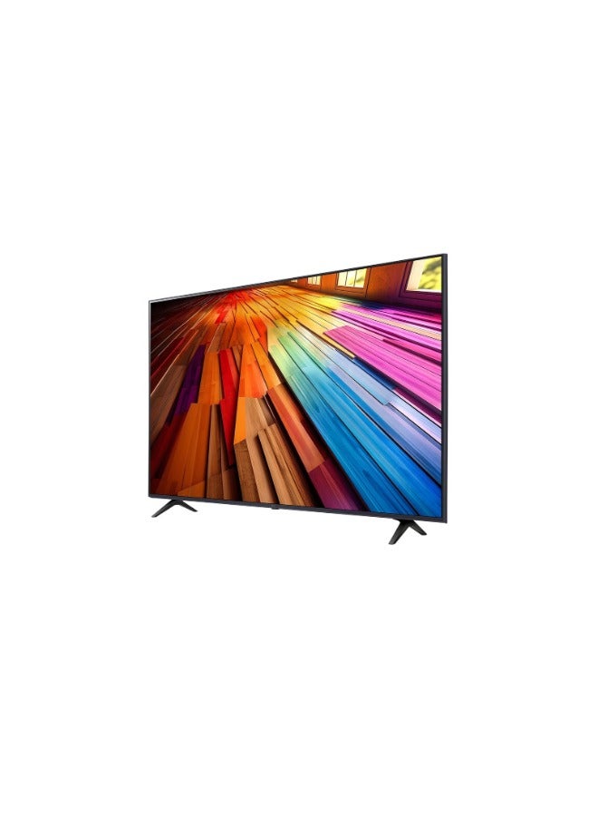 إل جي - LG 75 Inch LED Smart TV, 4K UHD, Built-in Receiver - 75UT80006LB 75UT80006LB Black - Image 1