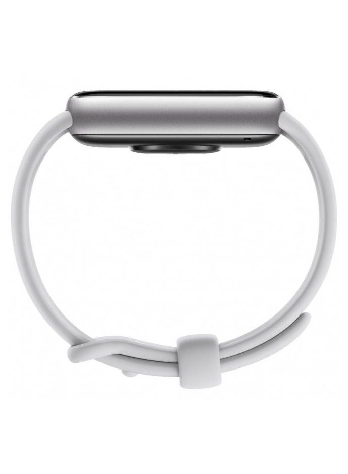 Xiaomi - 350 mAh Smart Band 9 Pro 1.74 Inch Bluetooth Sports Bracelet Heart Rate Monitor GPS NFC Global version Moonlight Silver - Image 1
