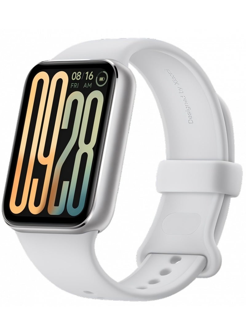 Xiaomi 350 mAh Smart Band 9 Pro 1.74 Inch Bluetooth Sports Bracelet Heart Rate Monitor GPS NFC Global version Moonlight Silver  - Image 4