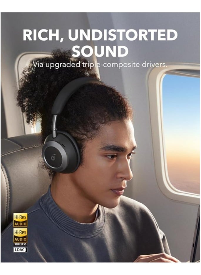 Space One Pro by Anker, Adaptive Active Noise Cancelling Headphones, Super Foldable Design, 60H Lossless Audio, Ultra-Fast Charging, Hi-Res Wireless Audio with LDAC, Comfortable Fit Black - pnsku/N70129822V/45/_/1731915977/87501bb1-3e85-4e2c-8175-e063f1b28aa4