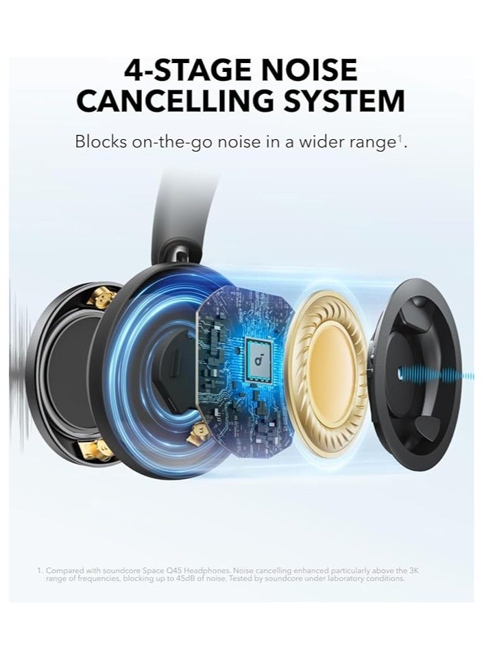 Space One Pro by Anker, Adaptive Active Noise Cancelling Headphones, Super Foldable Design, 60H Lossless Audio, Ultra-Fast Charging, Hi-Res Wireless Audio with LDAC, Comfortable Fit Black - pnsku/N70129822V/45/_/1731915980/0b9437a6-9b8c-4675-8933-44520df0a084
