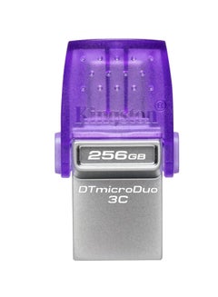 DataTraveler microDuo 3C 256GB USB-C & USB-A Flash Drive | Speeds up to 200 MB/s | USB 3.2 Gen 1 | Duo Connector | DTDUO3CG3/256GB 256 GB - pnsku/N70129835V/45/_/1731916885/58de84af-bfbb-45b9-a102-e27617ff35c8