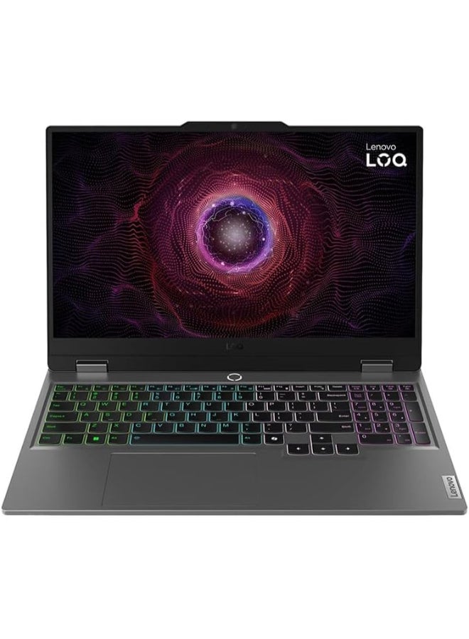 Lenovo LOQ 15 Gaming Laptop With 15.6-Inch Display, AMD Ryzen 7-7435HS Processor/32GB RAM/2TB SSD/8GB NVIDIA GeForce RTX 4070 Graphics Card/Windows 11 English Luna Grey  - Image 1