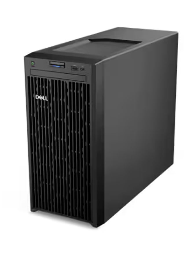 ديل SERVER Power Edge T150 Tower Intel Xeon E2314 Processor 2.8GHz/ 8M cache, 4C / 16GB RAM DDR4/ 2TB 7.2K RPM SATA 3.5Inch/ No DVD/ iDrac9 Basic/ Dos(Without Windows) Black  - Image 2
