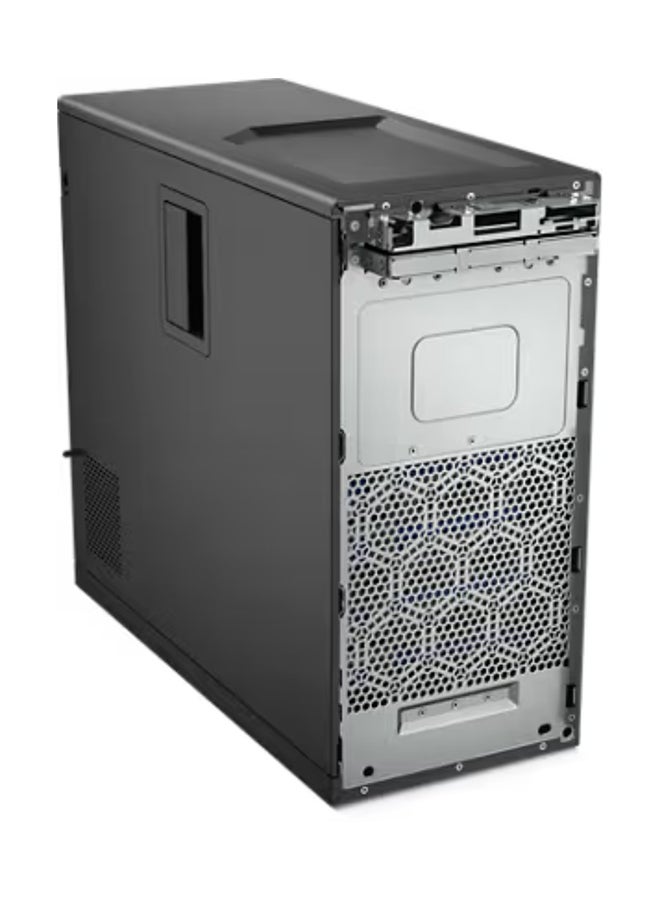 ديل SERVER Power Edge T150 Tower Intel Xeon E2314 Processor 2.8GHz/ 8M cache, 4C / 16GB RAM DDR4/ 2TB 7.2K RPM SATA 3.5Inch/ No DVD/ iDrac9 Basic/ Dos(Without Windows) Black  - Image 3
