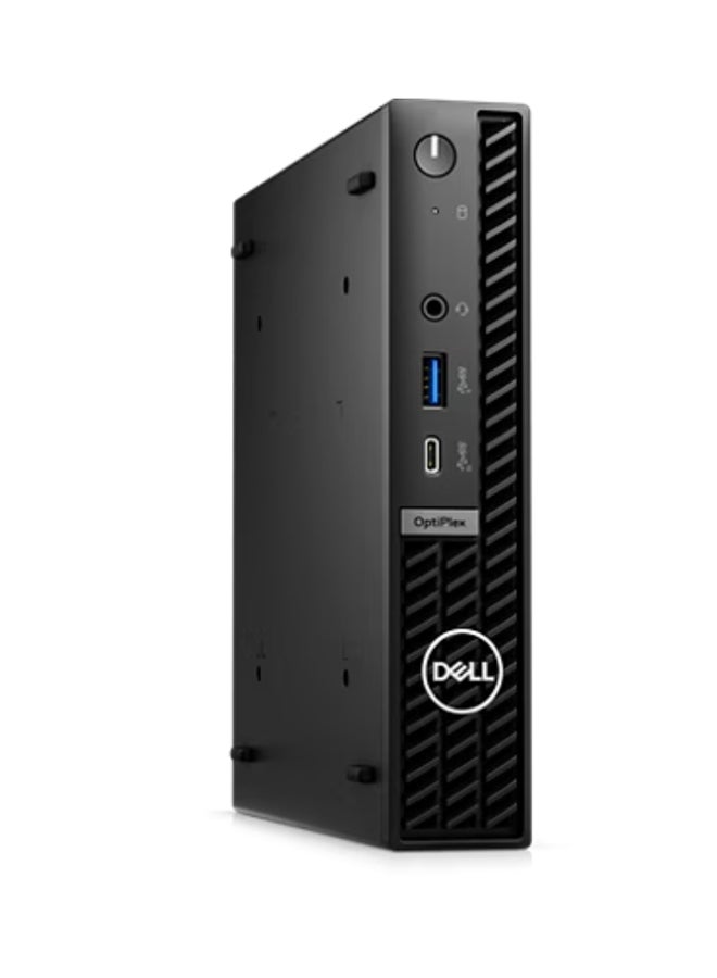 DELL - Opti 7020 MFF Micro Mini PC,Core i5-14500T Processor,16GB RAM/512GB SSD/WiFi/ BT /Intel Graphics / HDMI / DOS(Without Windows)/ 3Year Black - Image 1