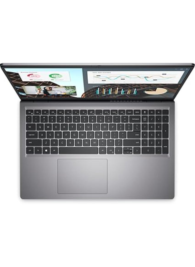 ديل - Vostro 3530 Laptop With 15.6 Inch Full HD (1920x1080) Display,Core i7-1355U Processor/8GB RAM DDR4 /512GB SSD/Intel UHD Graphics /Ubuntu 22.04 LTS/NO DVD English/Arabic Black - Image 1
