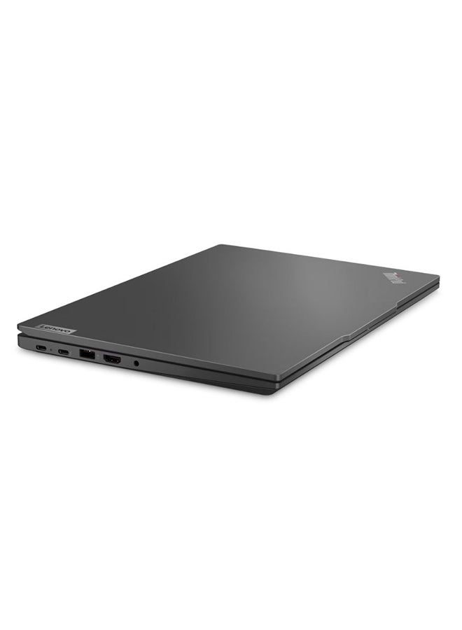 Lenovo - ThinkPad E14 21M7001UAD Laptop With 14 Inch  WUXGA (1920x1200) Display IPS, Ultra 7 155H Processor/16GB RAM DDR5 /1TB SSD / Integrated Intel Arc Graphics/ No DVD/ Bag/ DOS(Without Windows) English/Arabic Black - Image 1
