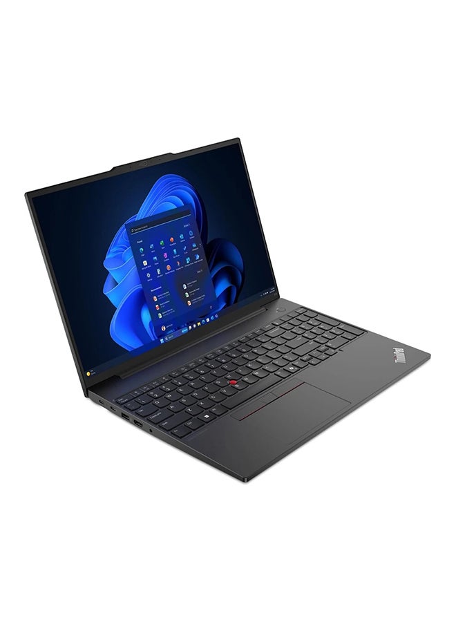 لينوفو ThinkPad E16 Laptop With 16Inch Display WUXGA (1920x1200) Display, Ultra 7-155H Processor/16GB RAM DDR5/1TB SSD/Intel lris Xe Graphics/ DOS(Without Windows) With Finger Backlit Keyboard English/Arabic Black  - Image 4