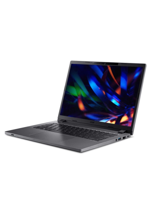 أيسر TravelMate P214 (NX.B4YEM.005) Laptop With 14 Inch Display 1920x1200 WUXGA IPS/ Core i7 -1355U Processor/ 8GB RAM DDR4/ 512GB SSD/Intel UHD Graphics / No DVD /DOS(Without Windows) English/Arabic Grey  - Image 1