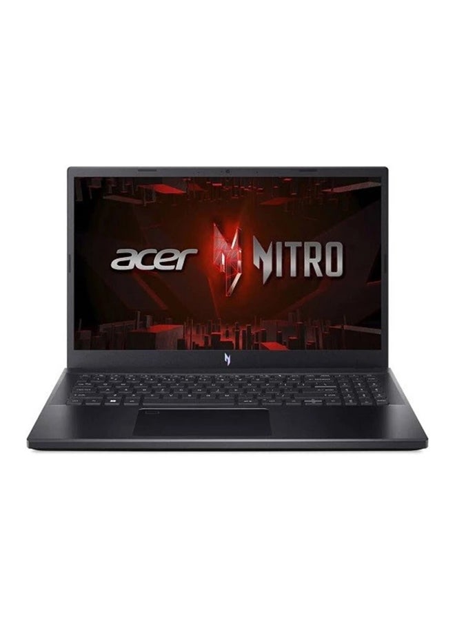 Acer - Nitro 5 AN515 Gaming Laptop With With 15.6 Inch Full HD (1920x1080) Display, Core i5 13420H Processor/8GB RAM/512GB SSD/Nvidia GeForce GTX 2050 4GB Graphics/ No DVD/DOS(Without Windows)/ English/Arabic Black - Image 1