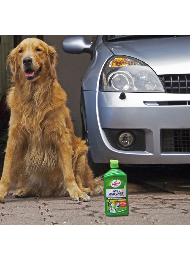 Turtle wax Light Scratches and Swirl Protection Super Hard Shell Finish Liquid Wax Clear 473 ml 50808  - Image 4