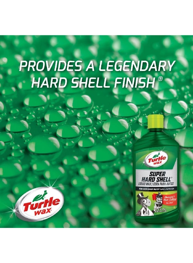 Turtle wax Light Scratches and Swirl Protection Super Hard Shell Finish Liquid Wax Clear 473 ml 50808  - Image 3